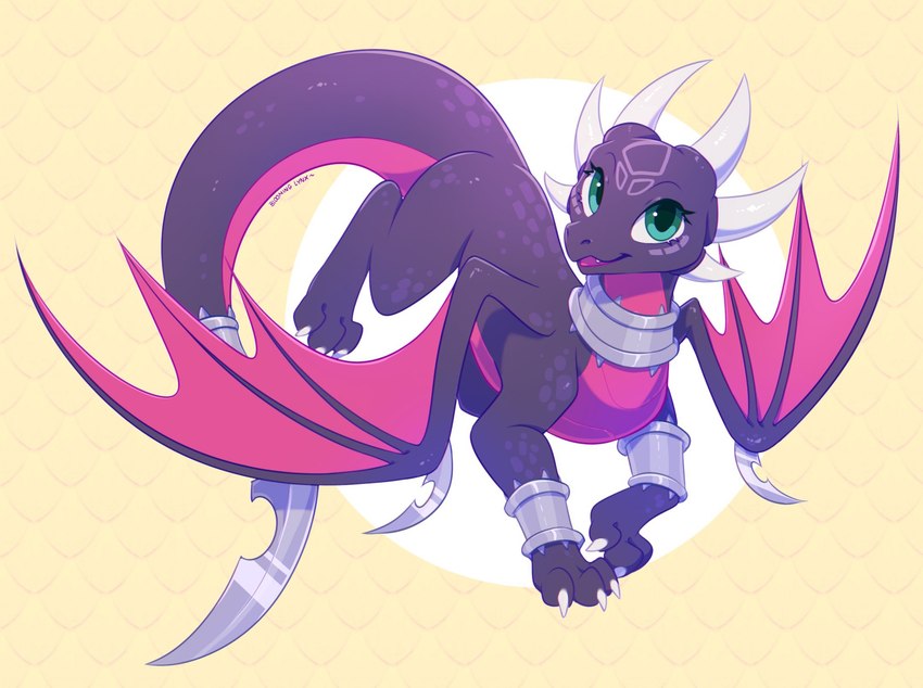 cynder (spyro the dragon and etc) created by bloominglynx
