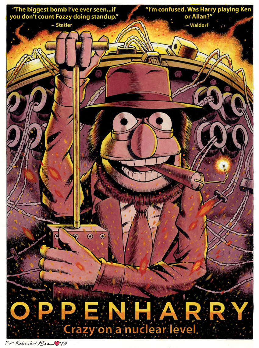 crazy harry (the muppet show and etc) created by bruce mccorkindale