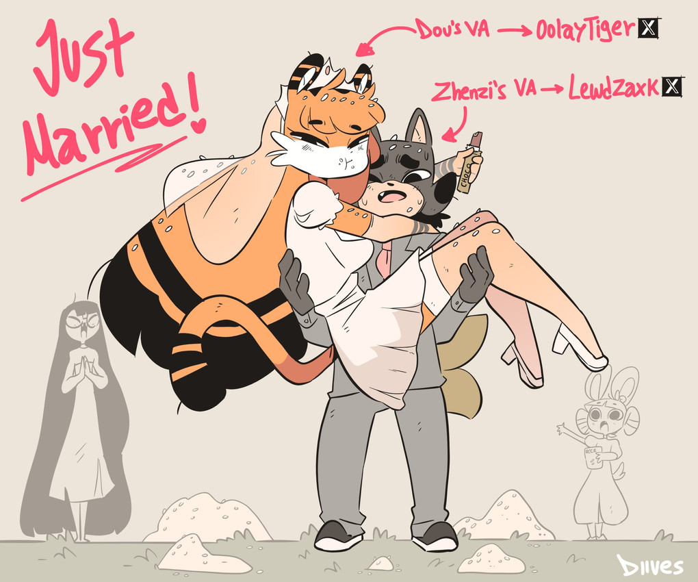 dou, gu, zhenzi, and zhima (xingzuo temple) created by diives