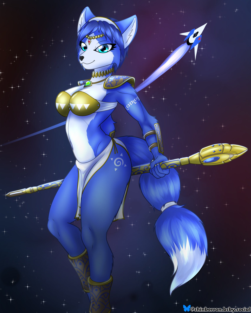 krystal (star fox adventures and etc) created by shin kerron