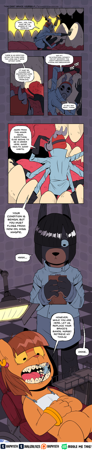 magpie (riddle me this! and etc) created by dualsoul1423 and raph13th