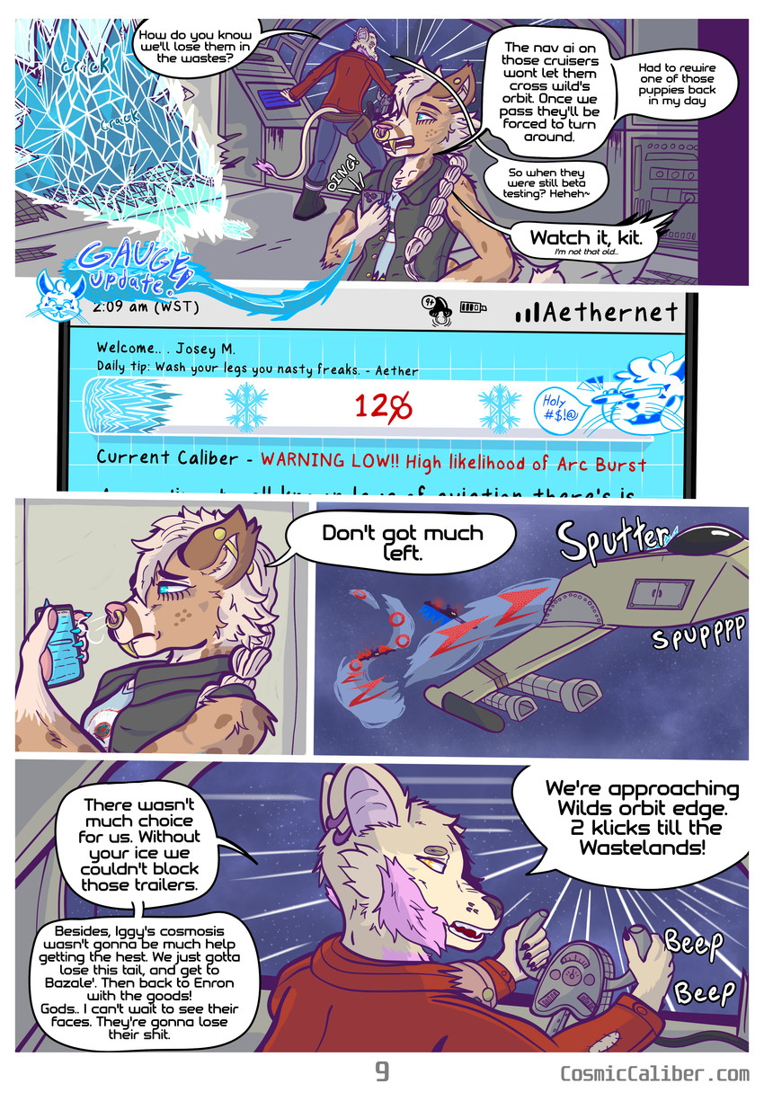 josey mendoza and kade (cosmic caliber) created by badaspen